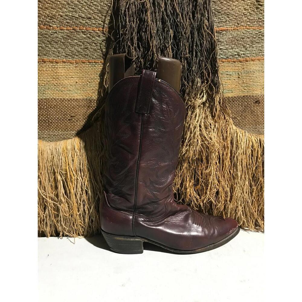 DAN POST Dark Brown 16773 MEN COWBOY BOOTS US MEN SIZE 10.5D